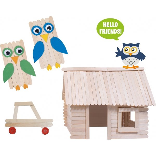 Holzstäbchen in einer Box - 1000 Stück Holzstäbchen in einer Box - 1000 Stück