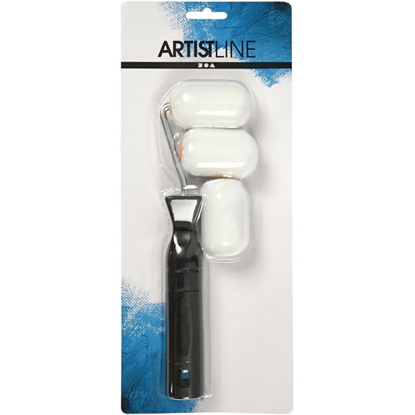 Farbroller mit Griff - B6 cm Farbroller mit Griff - B6 cm