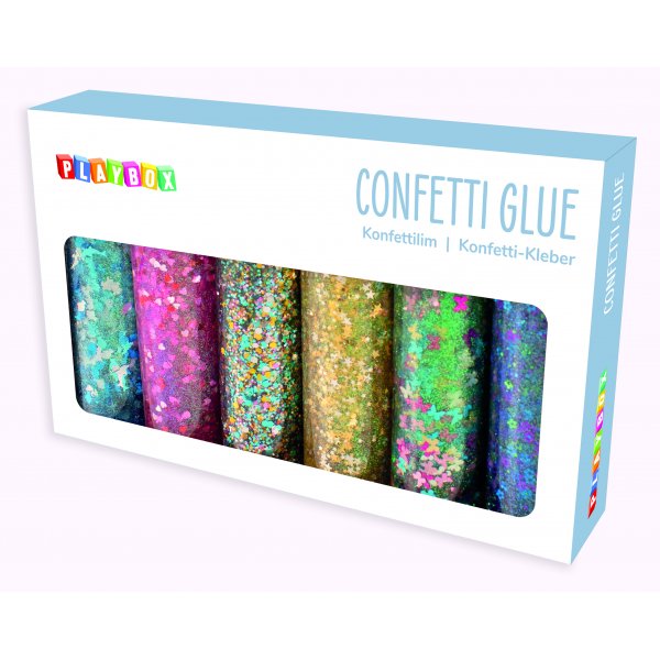 Konfettikleber - 6 x 110 g Konfettikleber - 6 x 110 g