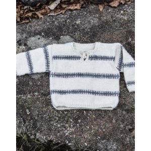 Strickanleitung - Musterstrickpullover (Kragenschnürung) Strickanleitung - Musterstrickpullover (Kragenschnürung)
