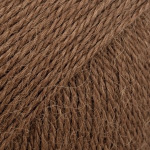 DROPS Alpaca Uni Colour Garn - 50 g - Kastanie (9042) DROPS Alpaca Uni Colour Garn - 50 g - Kastanie (9042)
