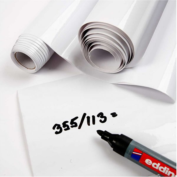 Whiteboardfolie - Weiß - 2 m Whiteboardfolie - Weiß - 2 m