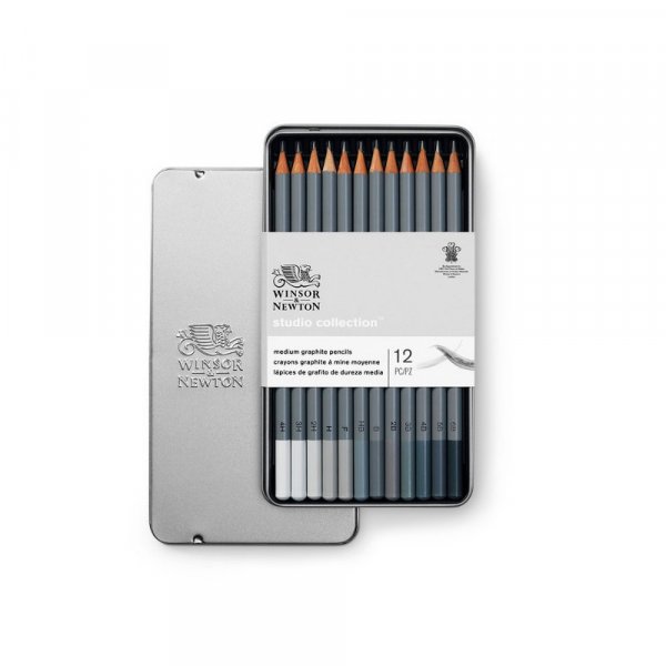 Winsor & Newton Bleistiftset - 12 Bleistifte
