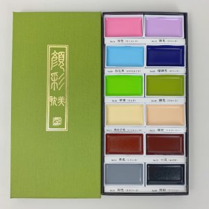 Aquarellfarbe Gansai Tambi 12 Farben - Farbset 2 Aquarellfarbe Gansai Tambi 12 Farben - Farbset 2