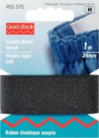Gummiband weich schwarz Gummiband weich schwarz