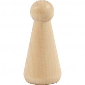 Holzfigur, Straußenform, 8 cm, 3 Stück Holzfigur, Straußenform, 8 cm, 3 Stück