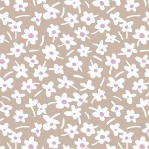 Fertige Wachstuchplane Happy Days Mokka 140 x 220 cm Fertige Wachstuchplane Happy Days Mokka 140 x 220 cm