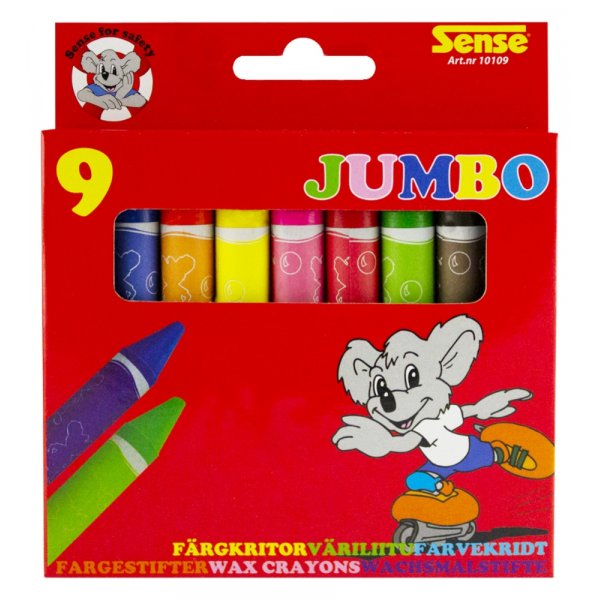 Buntstifte Sense Jumbo - 9 Buntstifte Buntstifte Sense Jumbo - 9 Buntstifte
