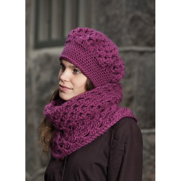 Häkelanleitung - Häkelmütze und Schal-Polo Häkelanleitung - Häkelmütze und Schal-Polo