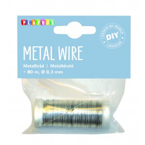 Metalldraht 80 m - Gold und Silber Metalldraht 80 m - Gold und Silber