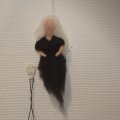 Kundenbild Filzwolle - schwarz 50 g reine Lammwolle