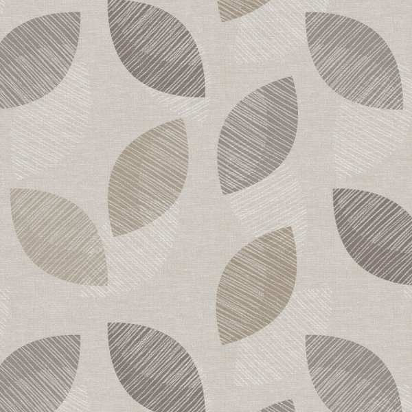 Wachstuch PVC Ellipse - Beige