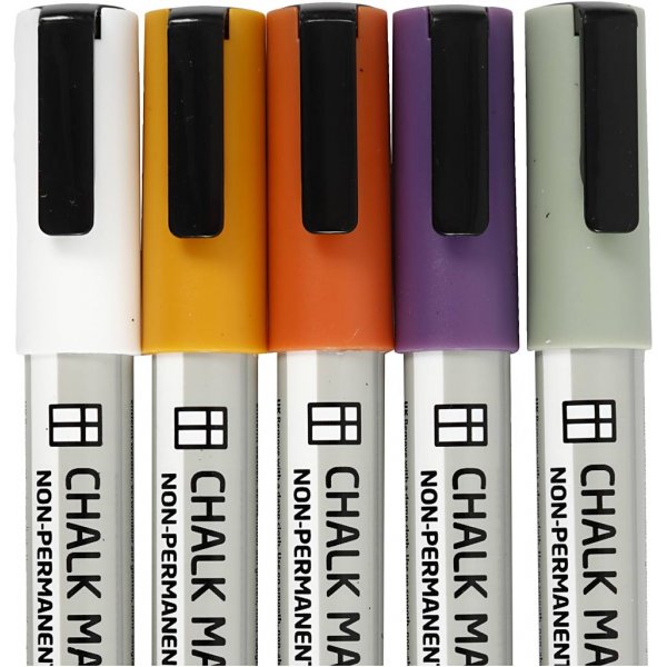 Kreidemarker - matte Farben - 5 Stk Kreidemarker - matte Farben - 5 Stk
