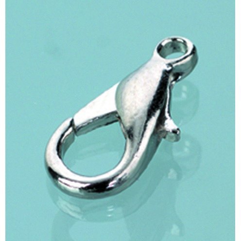 Karabiner 14 mm - silberfarben