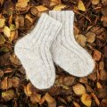 Kundenbild DROPS Brushed Alpaca Silk Garn - 25 g - Hellbeige (04)