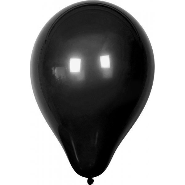 Luftballons - Schwarz - Ø23 cm - 10 Stk Luftballons - Schwarz - Ø23 cm - 10 Stk