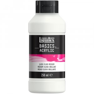 Acrylmedium - Liquitex Basics Additives - 250 ml - Flasche Gloss Fluid Medium
