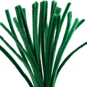 Pfeifenreiniger, dunkelgrün, 25 Stück, 30 cm Pfeifenreiniger, dunkelgrün, 25 Stück, 30 cm