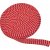Schlauchgestrick 4 cm rot/grau Schlauchgestrick 4 cm rot/grau