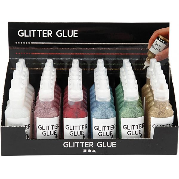 Glitzerkleber - 36 x 25 ml Glitzerkleber - 36 x 25 ml