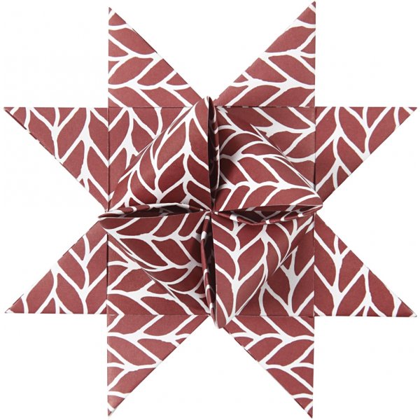 Sternstreifen - rot - wei� - �6,5+11,5 cm - 60 Streifen