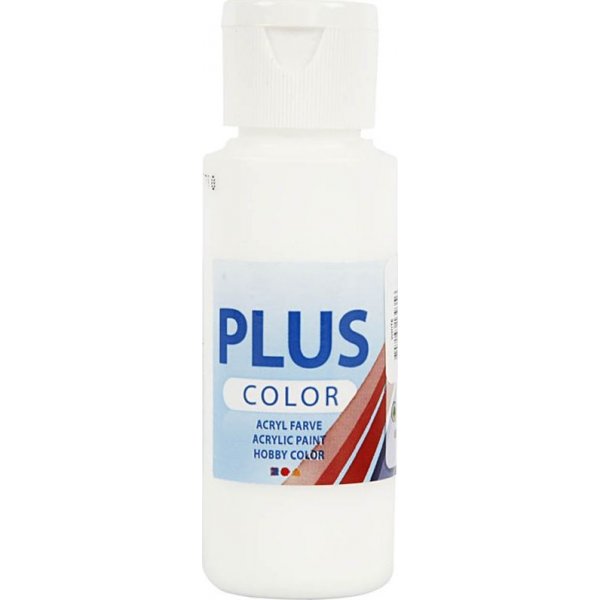 Plus Color Hobbyfarbe - Wei - 60 ml
