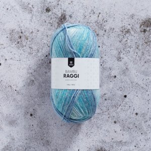 Bambu Raggi 100g - Kornblumenmuster Bambu Raggi 100g - Kornblumenmuster