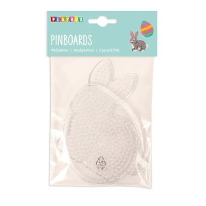 Perlenplatten Hase & Ei 2er-Pack - Transparente Formen Perlenplatten Hase & Ei 2er-Pack - Transparente Formen