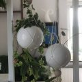 Kundenbild Unbehandelte Holzkugeln 50 mm ø 8 mm - 2er-Pack. mit Löchern