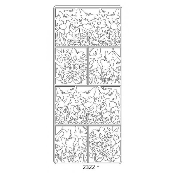 Peel-offs - Blumen und Schmetterlinge Peel-offs - Blumen und Schmetterlinge