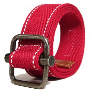 Textilg�rtel - Rot - 95 cm