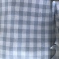 Kundenbild Baumwollstoff Gingham Medium Quadrate - Hellblau-Weiß - 140 cm