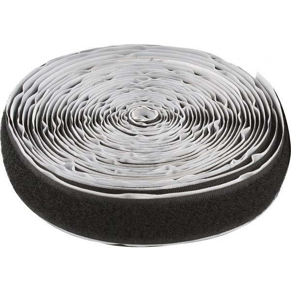 Klettband - schwarz - selbstklebend - 5 m Klettband - schwarz - selbstklebend - 5 m