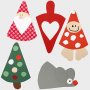 Clipverpackung - Weihnachtsfiguren