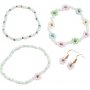 Mini-DIY-Schmuckset - elastisches Armband - Ohrring