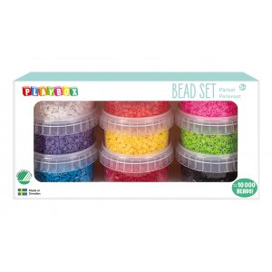 Röhrenperlen-Set mit 9 Gläsern - mehrere Farben Röhrenperlen-Set mit 9 Gläsern - mehrere Farben