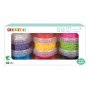 Röhrenperlen-Set mit 9 Gläsern - mehrere Farben Röhrenperlen-Set mit 9 Gläsern - mehrere Farben