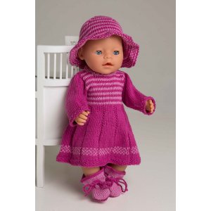 Strickmuster - Kleid, Mütze und Socken Strickmuster - Kleid, Mütze und Socken
