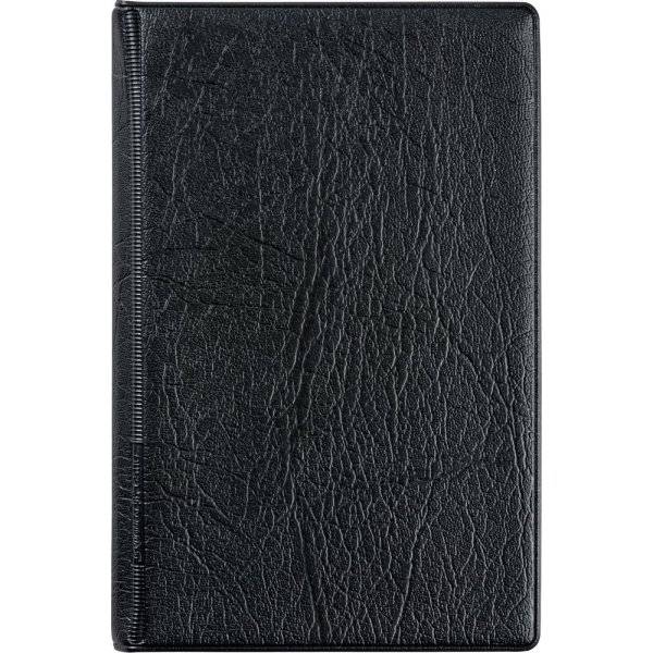 Ringbuch mit Register - 9x15 cm 6 Ringe - schwarz