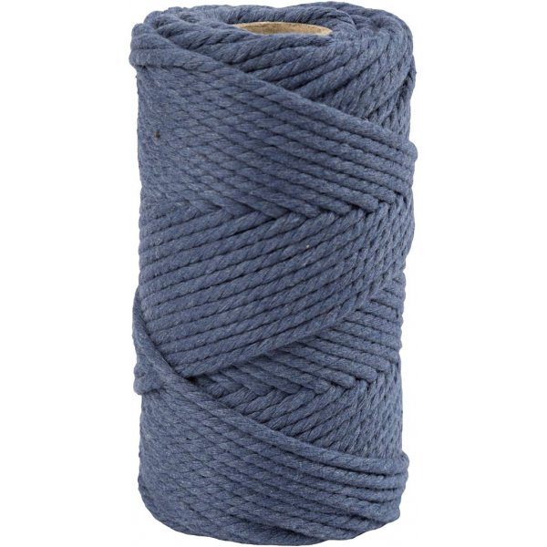 Makrameegarn - Blau - Ø4 mm - 55 m Makrameegarn - Blau - Ø4 mm - 55 m