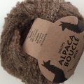 Kundenbild DROPS Alpaca Boucl� Mix Garn - 50 g - Braun (0602)
