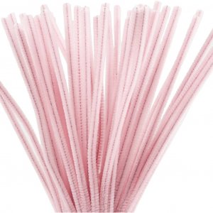 Pfeifenreiniger, rosa, 50 Stück, 30 cm Pfeifenreiniger, rosa, 50 Stück, 30 cm