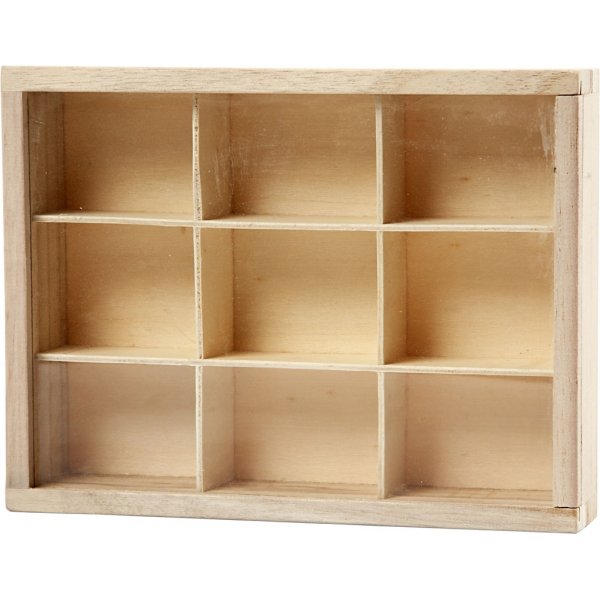 Box mit Fächern und Schutzdeckel Box mit Fächern und Schutzdeckel