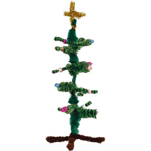 Spa mit Klemmen und Pfeifenreinigern - bunt gemischt