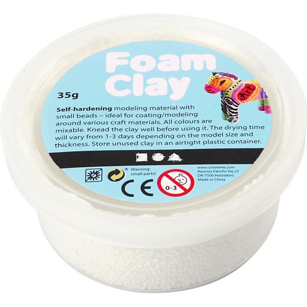 Foam Clay® - weiß - 35 g Foam Clay® - weiß - 35 g