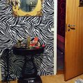 Kundenbild Zebra-Tierimitation Velboa - 150 cm