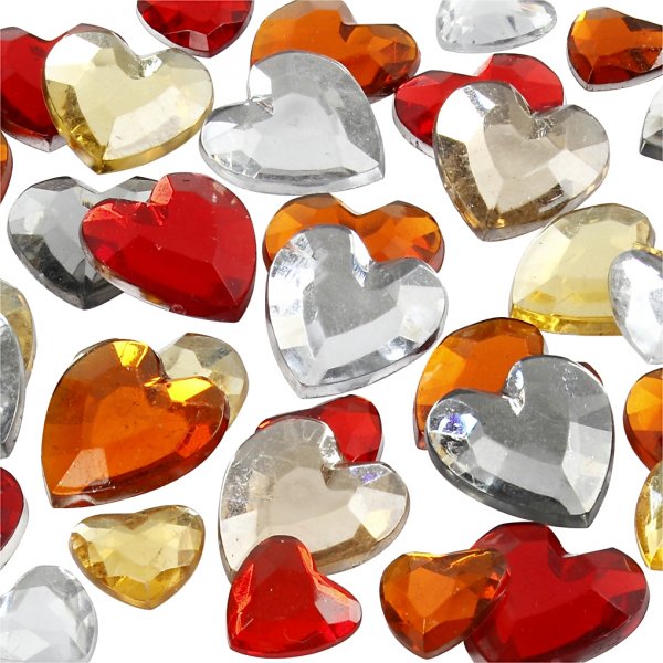 Strasssteine - rote Harmonie - 6+10+14 mm - 252 Stk Strasssteine - rote Harmonie - 6+10+14 mm - 252 Stk
