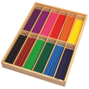 Buntstifte, sechseckig, 17 cm Ø 7 mm, FSC 100% - 180 Stück Buntstifte, sechseckig, 17 cm Ø 7 mm, FSC 100% - 180 Stück
