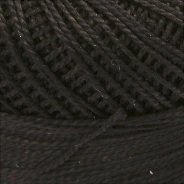 Mercerisiertes Baumwollgarn - Schwarz - 20 g Mercerisiertes Baumwollgarn - Schwarz - 20 g