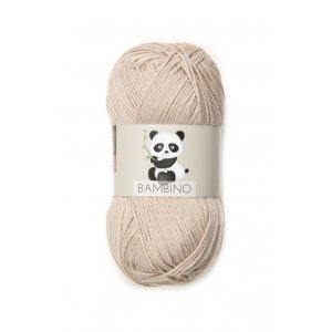 Wikingergarn Bambino 50g - Beige (407) Wikingergarn Bambino 50g - Beige (407)